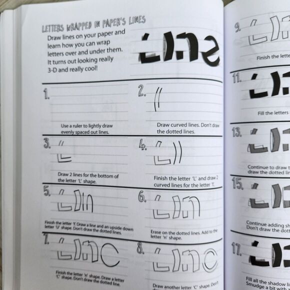 Drawing for Kids: How to Draw Cool Things, Stuff, Optical Illusions, 3D Ltr 3in1 - Picture 8 of 9